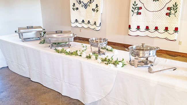 Buffet Style Serving Room Venue Dining Hall