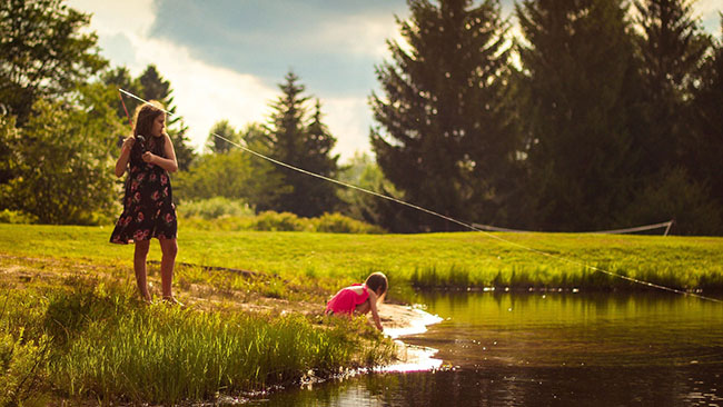 River Pond Fishing Montana Area
