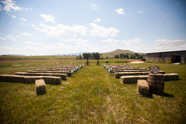 Haybale Seating Arrangement